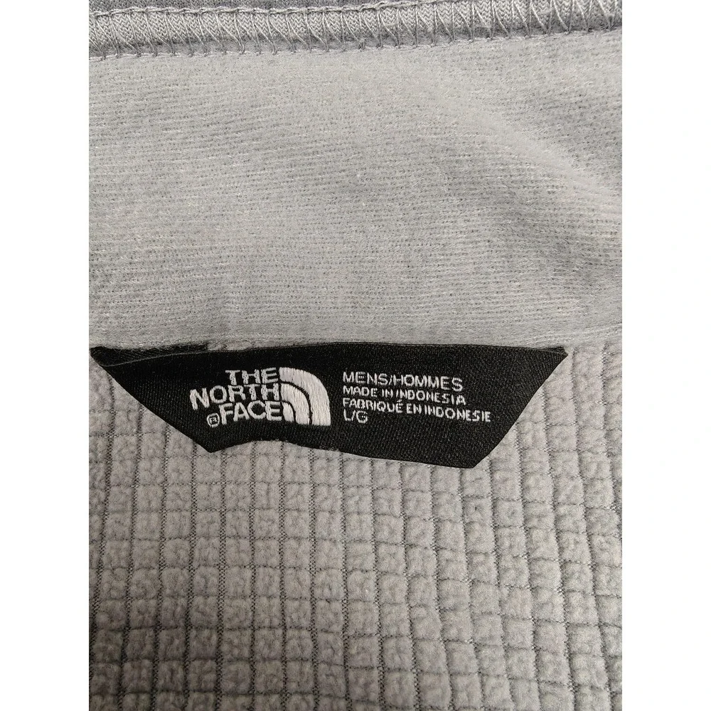 The North Face Pullover Mens‎ Large Gray 1/4 Zip Long Sleeve RTG Logo Training